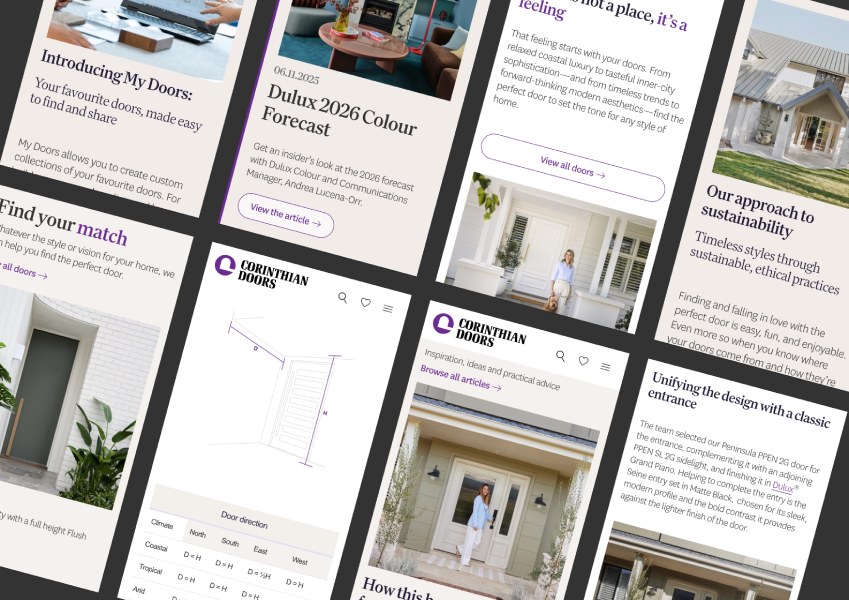 Corinthian Doors website