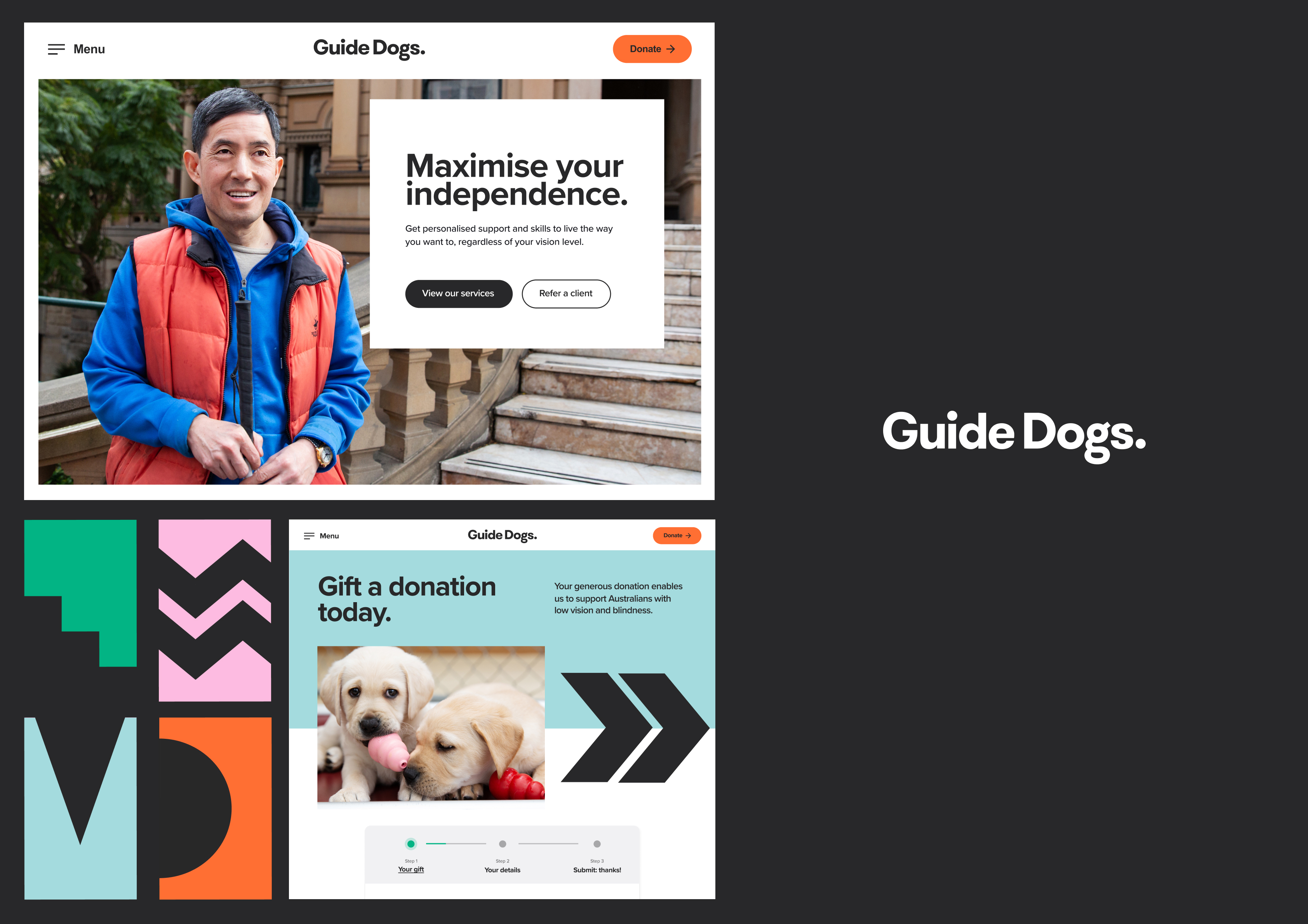 Guide Dogs website