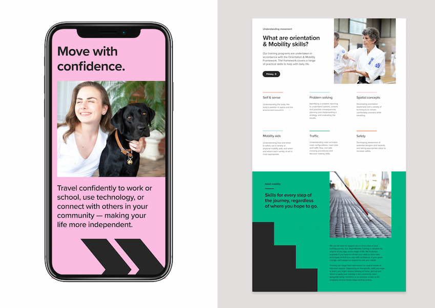 Guide Dogs website